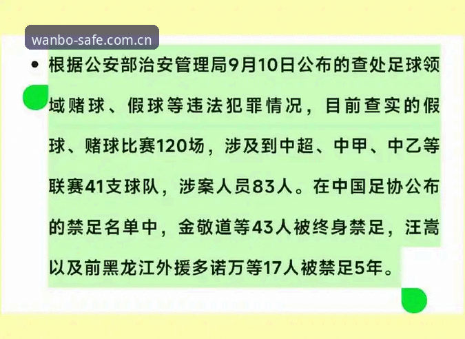 中国足协第三批禁足名单详解：17人终身禁赛，48人遭重罚